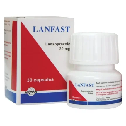 Lanfast 30 mg Lansoprazole Capsules, Pack of 30's ..